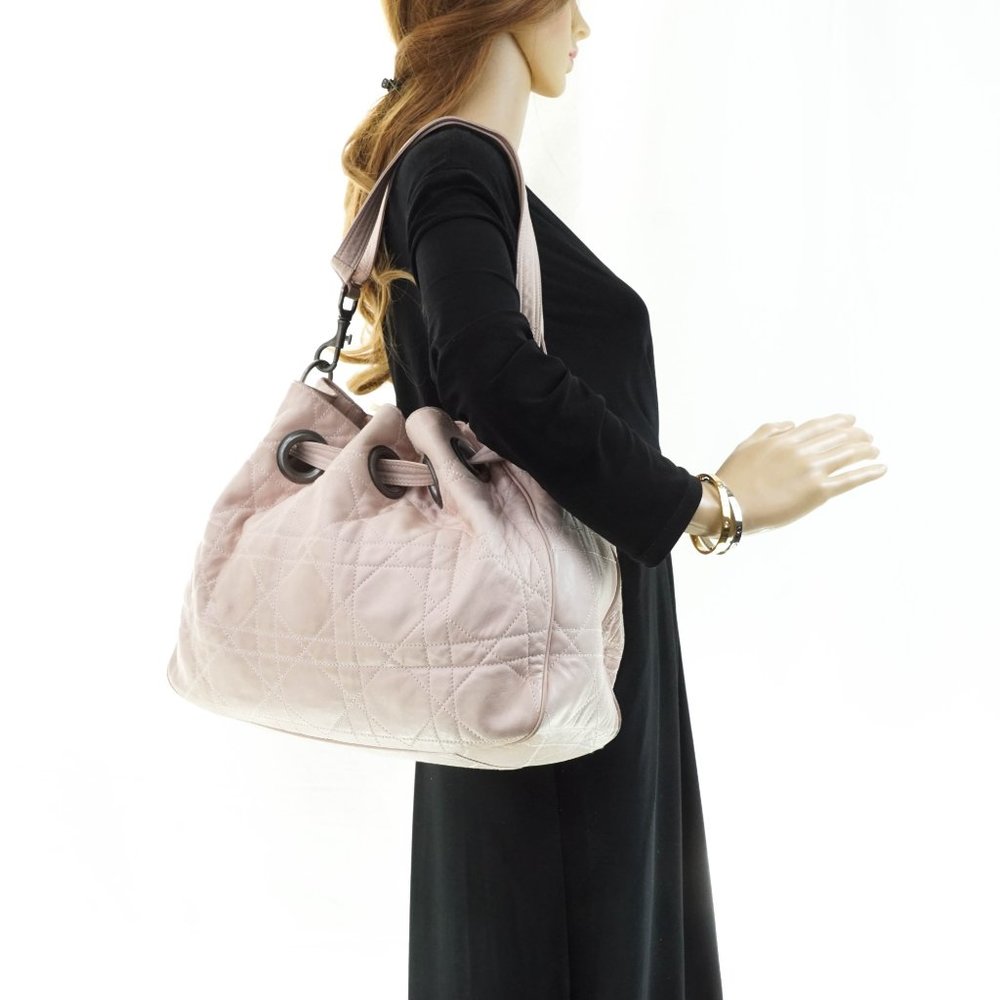 Auth Christian Dior Shoulder Bag Pink #20222C12 - Picture 2 of 15
